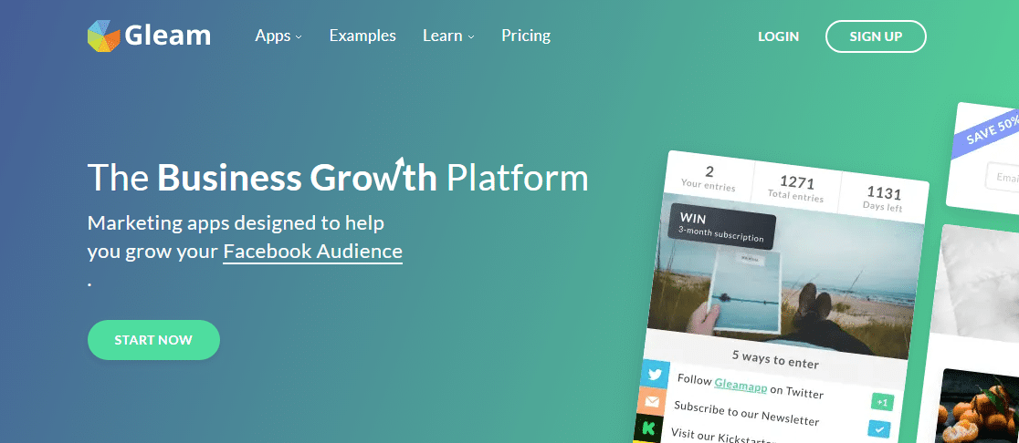 Gleam free wordpress giveaway plugin and giveaway site