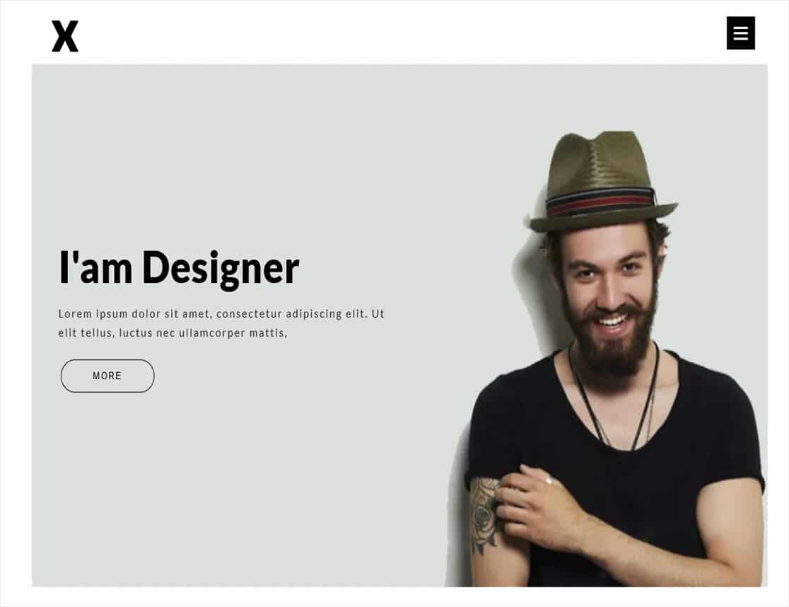 tema wordpress de resumo de uma página