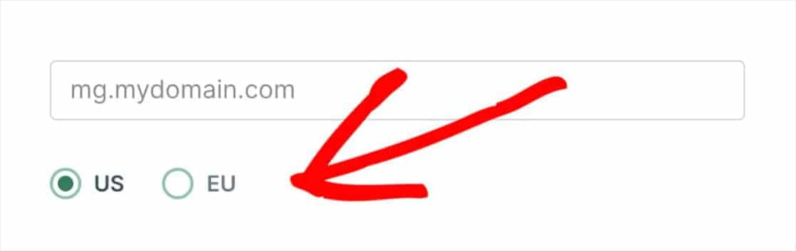 إعدادات مجال smtp mailgun