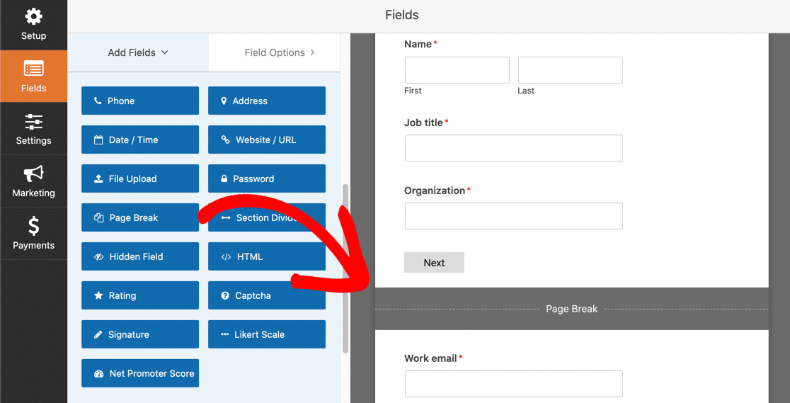 Multi-Part Insightly WordPress 양식 만들기