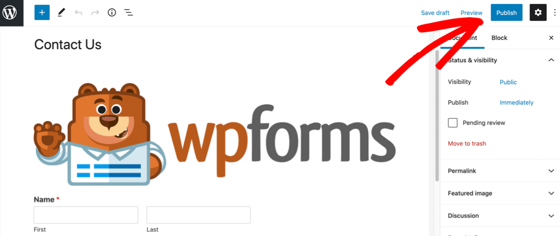 在 WordPress 中发布带有图像的表单