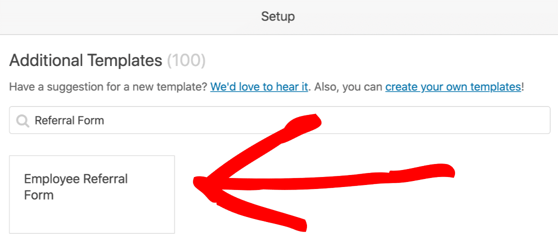 Empfehlungsvorlage in WordPress