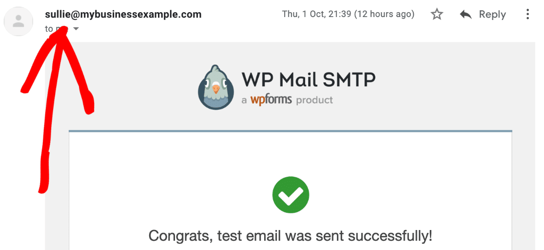 Zoho Mail SMTP-Test-E-Mail