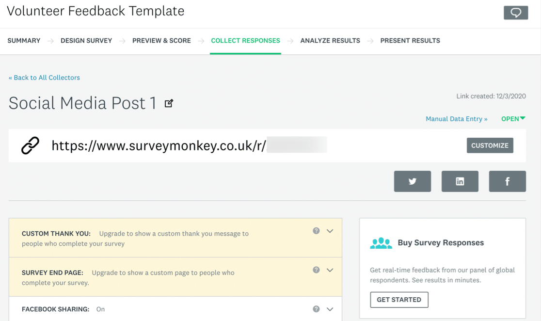 SurveyMonkey-Studie teilen