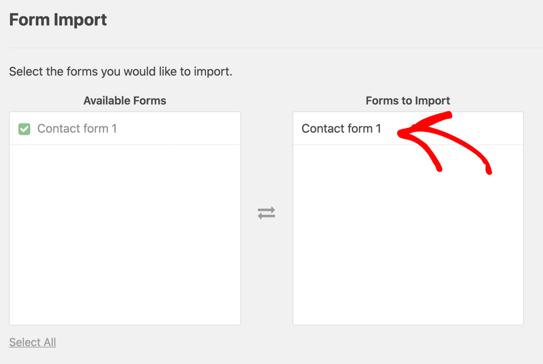 Kontaktformular 7 in WPForms importieren