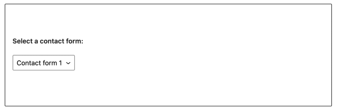 Formulário de contato 7 incorporado