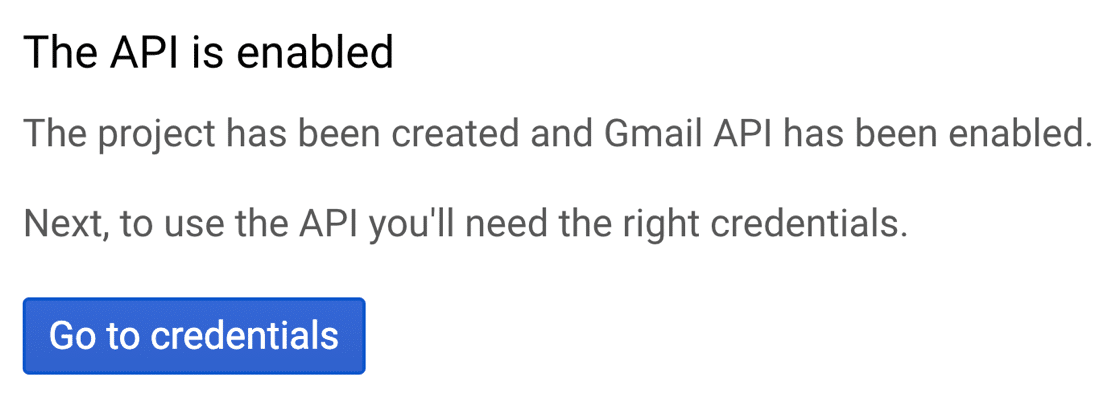 GoogleCloudのクレデンシャルに移動します
