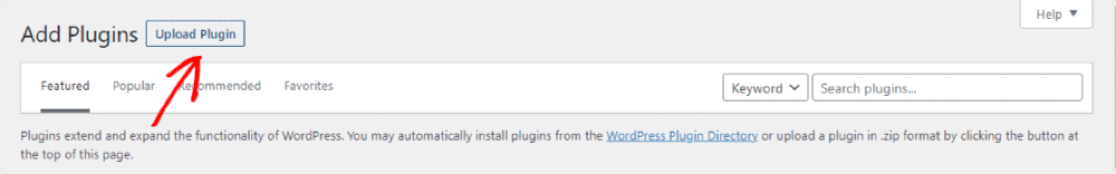carica plugin