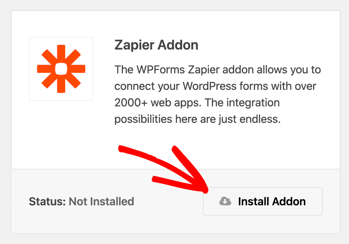 安装 Zapier 插件以从 wordpress 表单中获取松弛通知